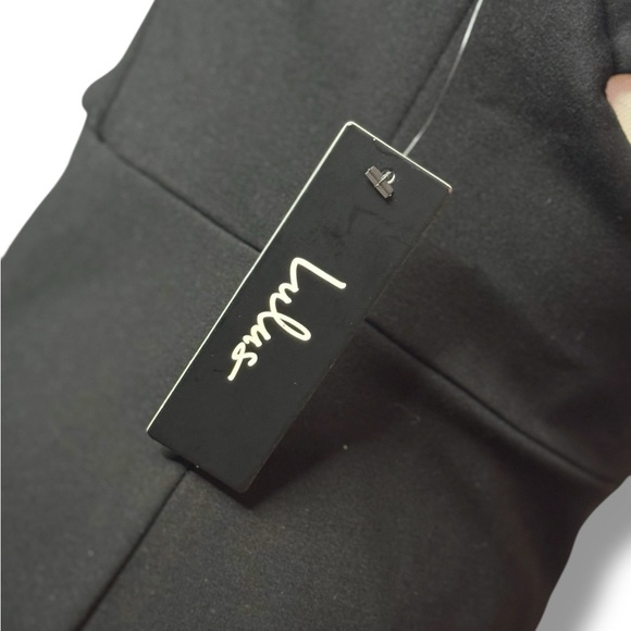 Lulu's Classic Black Midi Dress - Picture 4 of 6